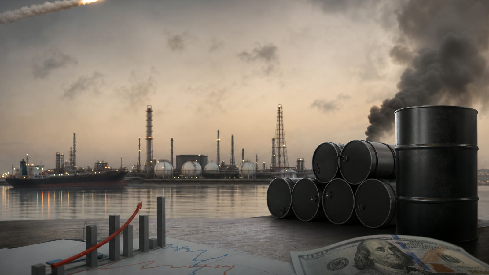 Saudi Missile Attack Renews Oil Supply Fears as Dollar Heads for Weekly Gain
